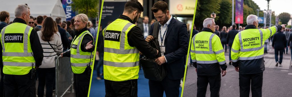 Security staff and event Marshalls