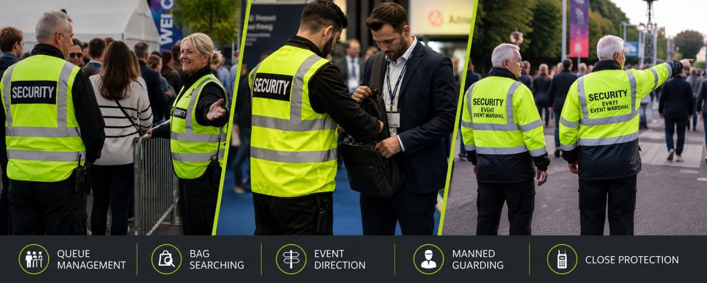 Security staff and event Marshalls